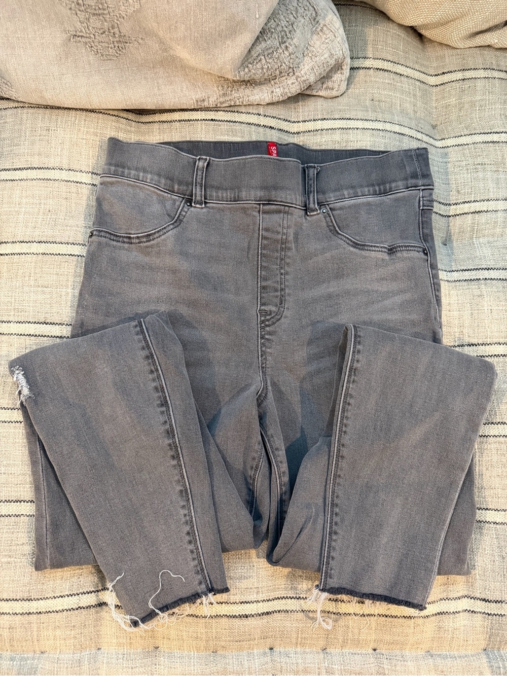 SPANX Gray High-Waist Jeggings